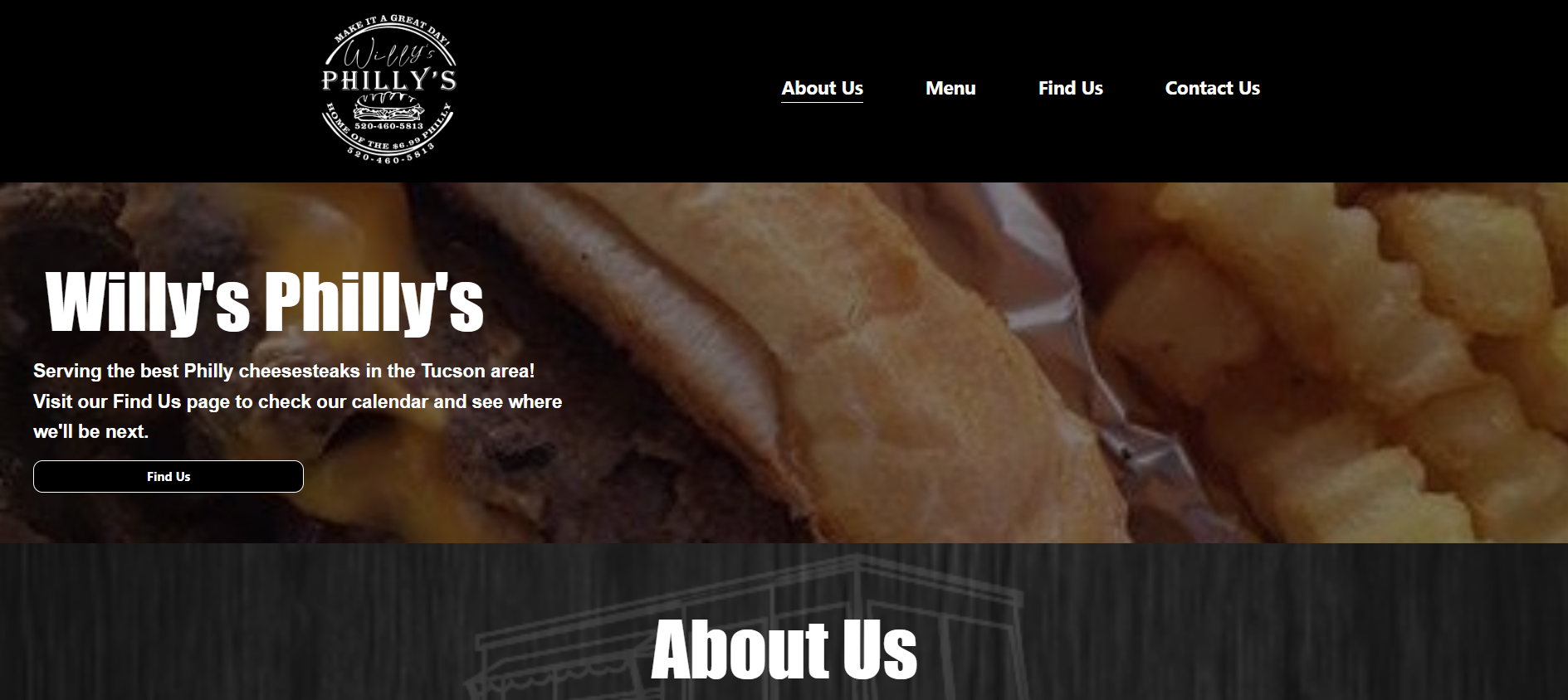 Willy's Philly's Food Truck Website